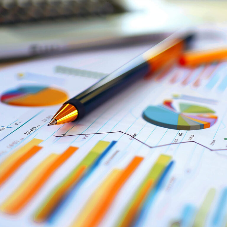 Automated reporting dashboard with calendar and alert notifications representing scheduled reports and performance alerts.